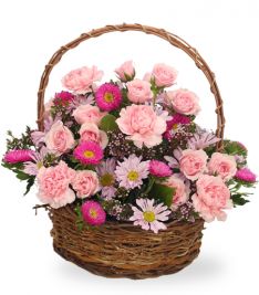 Pretty In Pink Basket